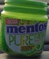 Mängden socker i Chewing-gum Mentos Pure Fresh