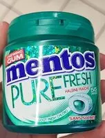 Mängden socker i Mentos menthe