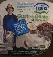 Mängden socker i Mila Knusperghurt Gusto+gusto, Kokos Und Schokocri...