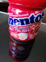 Mängden socker i Mentis chewing gum fruit crush