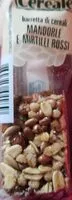 Mängden socker i Cereali avena mandorle e mirtilli rossi