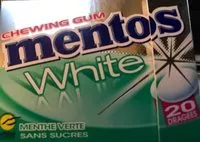 Mängden socker i Chewing gum Mentos White