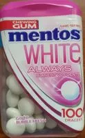 Mängden socker i White always - Chewing gum sans sucres