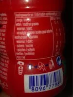 Mängden socker i Chewing Gum Mentos Fraise