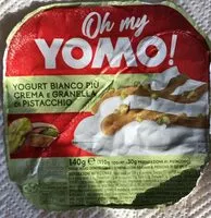 Mängden socker i Yogurt bianco più crema e granella di pistacchio