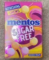 Mängden socker i Mentos sugar free