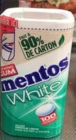 Mängden socker i Mentos white