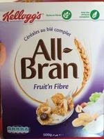 Mängden socker i All-Bran Fruits'n Fibre