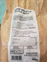 Mängden socker i Brioche tranchée aux pépites de chocolat