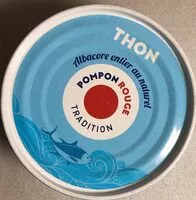 Mängden socker i Thon Albacore entier au naturel