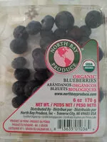 Mängden socker i Organic blueberries