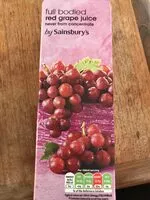 Mängden socker i Red grape juice