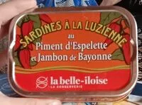 Mängden socker i Sardines à la luzienne au piment d'Espelette et jambon de Bayone