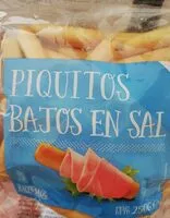 Mängden socker i Piquitos bajos en sal