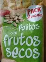 Mängden socker i Palitos con frutos secos