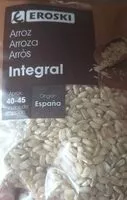 Mängden socker i Arroz integral