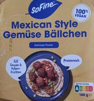 Mängden socker i Mexican Style Gemüse Bällchen