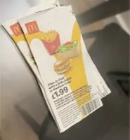 Mängden socker i McDonald’s cuponds