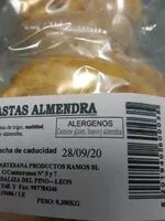 Mängden socker i Pastas almendra