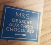 Mängden socker i Dessert aux trois chocolats