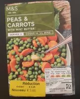 Mängden socker i peas and carrots