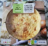 Mängden socker i Quiche oignon et fromage