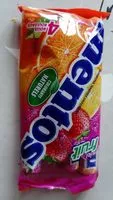 Mängden socker i Mentos fruits 