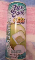 Boisson a la noix de coco avec pulpe