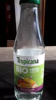 Mängden socker i Tropicana bio 100% pur jus multifruits