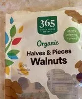 Mängden socker i Organic Walnuts