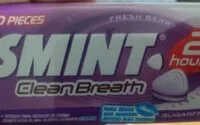 Mängden socker i Smint clean Breathe 2hours