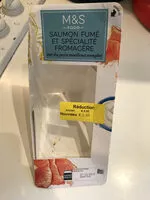 Mängden socker i Saumon fumé et spécialité fromagère