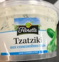 Mängden socker i Tzatziki aux concombres frais