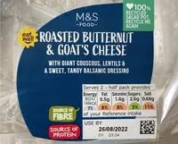 Mängden socker i Roasted butternut& goat’s cheese