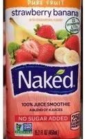 Mängden socker i Strawberry Banana 100% Juice Smoothie