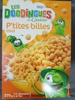 Mängden socker i Small beads honey (p'tites billes miel)