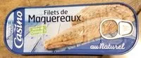 Mängden socker i Filets de maquereaux au naturel