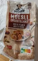 Mängden socker i Müesli croustillant