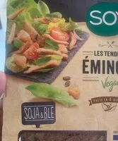 Mängden socker i Les tendre émincés soja