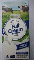 Mängden socker i Woolworths Select 100% Pure Full Cream Australian Milk