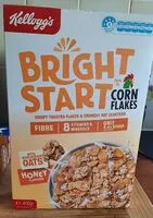 Mängden socker i Kellogg Bright Start corn flakes