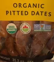 Mängden socker i Organic pitted dates
