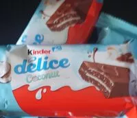 Mängden socker i Kinder délice coconut