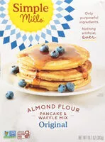 Mängden socker i Original Almond Flour Pancake & Waffle Mix