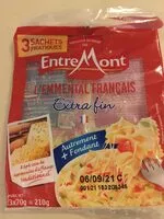 Mängden socker i L’emmental français extra fin