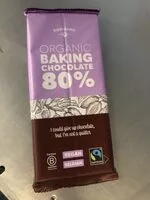 Mängden socker i Chocolat Pâtissier 80% Équitable Bio