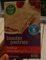Mängden socker i Toaster pastries