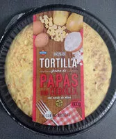 Mängden socker i Tortilla fresca de papas con cebolla