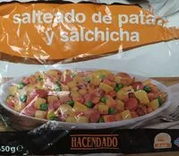Mängden socker i Salteado de patata y salchicha