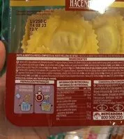 Mängden socker i Pasta rellena de boletus